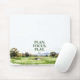 Mousepad Coleção de Decoração de Casa de Golfe Premium |