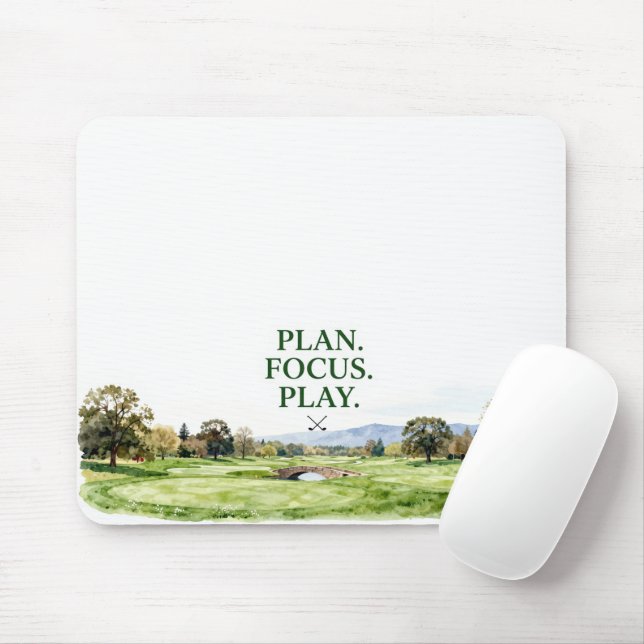 Mousepad Coleção de Decoração de Casa de Golfe Premium |  (Com mouse)