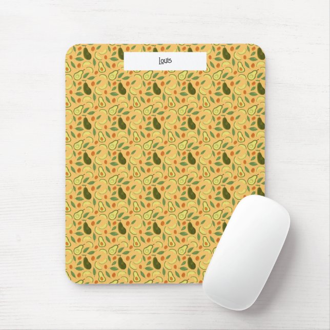 Mousepad Coleção de frutas - Avocado (Com mouse)