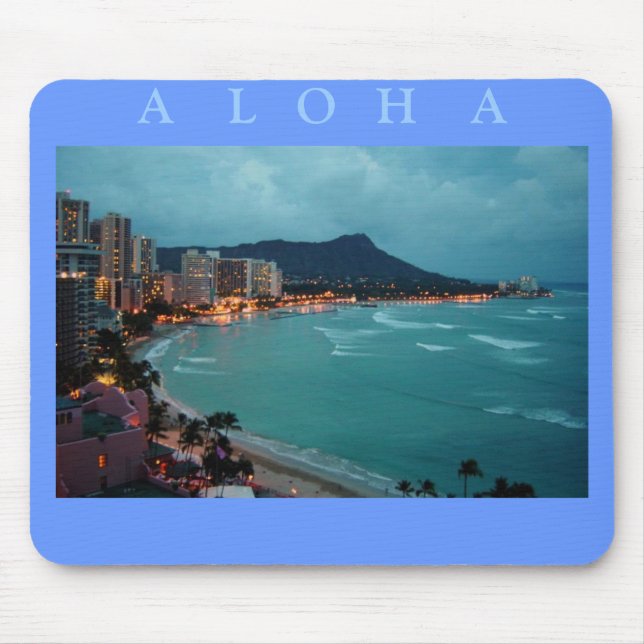 MOUSEPAD COLEÇÃO DE HAVAÍ ALOHA (Frente)