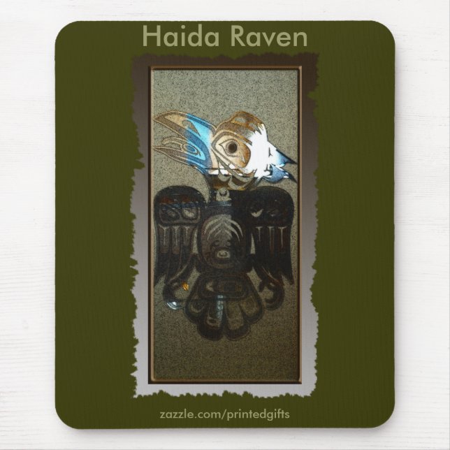 Mousepad Coleção de PRIMEIRAS NAÇÕES HAIDA (Frente)