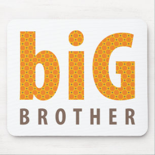 Mousepad COLEÇÃO DE SIBLINGS - irmão mais velho {laranja}