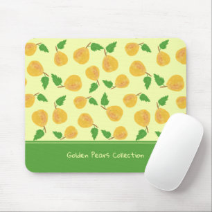 Mousepad Coleção Golden Pears Golden Cream