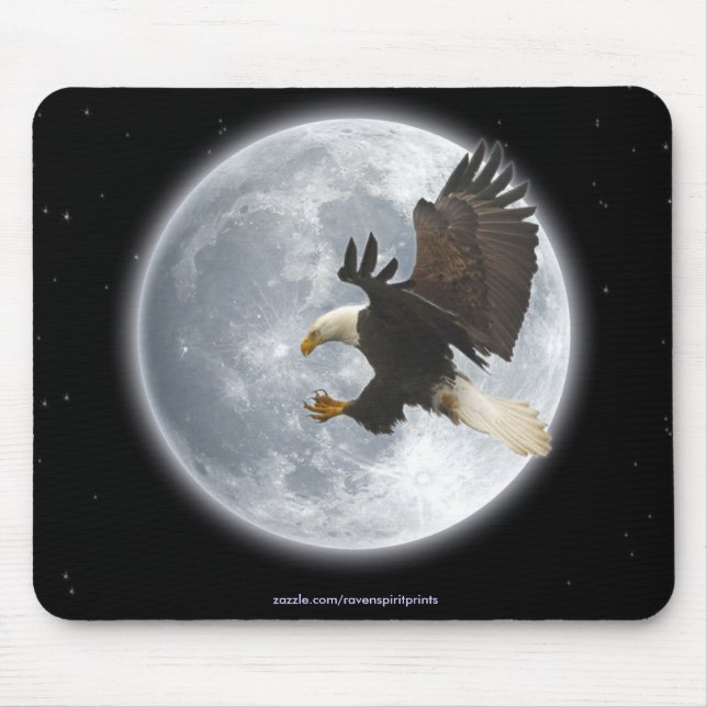 Mousepad Coleção legal de Selvagem de Águia Balda (Frente)