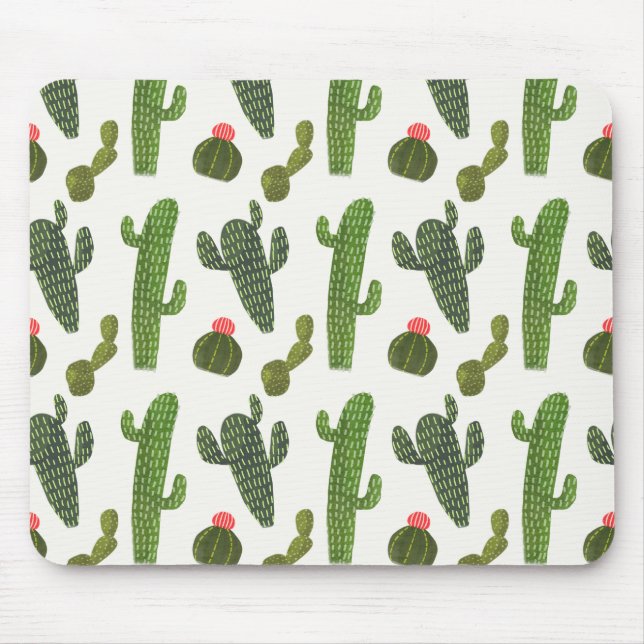Mousepad Coleção Llamarama | Cute Cactus (Frente)