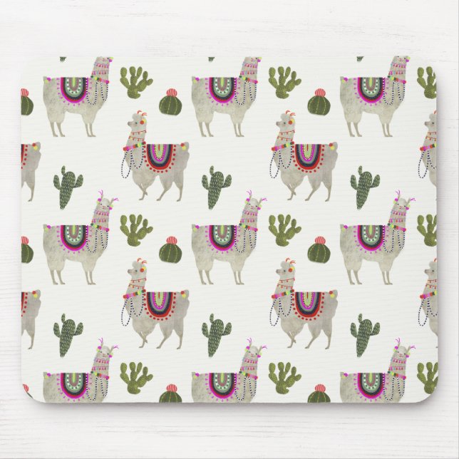 Mousepad Coleção Llamarama | Llamas de Cute (Frente)