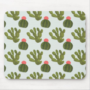 Mousepad Coleção Llamarama  Padrão de Cactus Cute