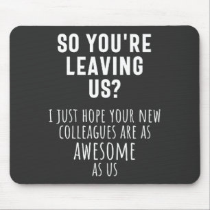Mousepad colega despedida, aposentada, colega de trabalho, 