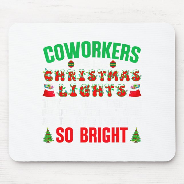 Mousepad Colegas de Trabalho São Como Luzes de Natal Escrit (Frente)