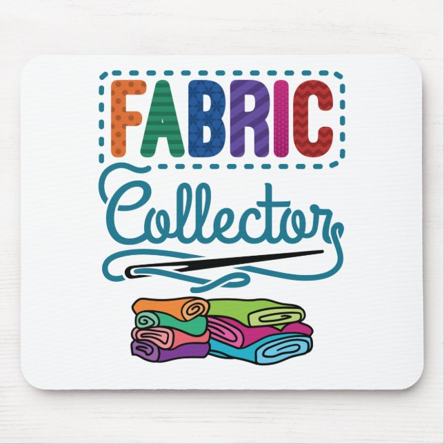 Mousepad Coletor de tecidos Encaixando Lover de costura (Frente)