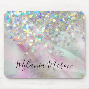 Mousepad Coletor Holográfico de Tinta Alcoólica Elegante