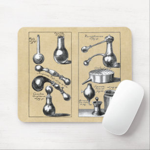 Mousepad Coletores e ferramentas para laboratório de alqui