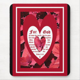 Mousepad Coleus Close com John 3:16