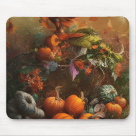 Mousepad Colheita da Pintura de Ação de Graças