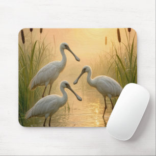 Mousepad Colhereiros em Área Úmida