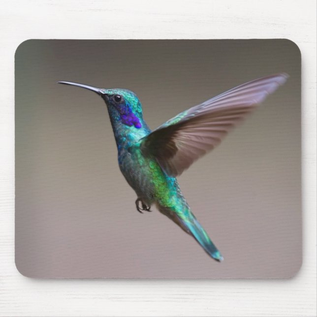 Mousepad Colibri em vôo (Frente)