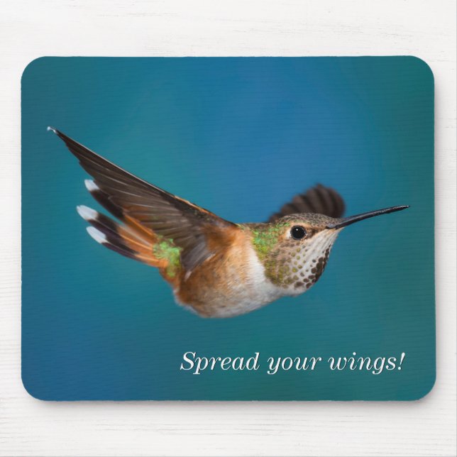 Mousepad Colibri Rufous (Frente)