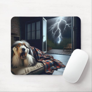 Mousepad Collie FrighTende de Trovoada
