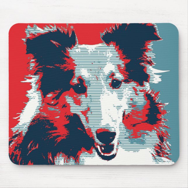 Mousepad Collie Hope Parody Poster (Frente)