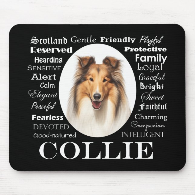 Mousepad Collie Traits (Frente)