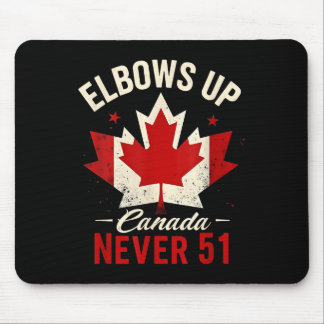 Mousepad Coloca o Canadá Nunca 51 Sinalizador Canadá