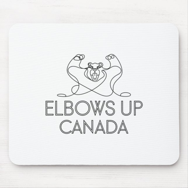 Mousepad Coloca-se no Canadá Sticker3 (Frente)