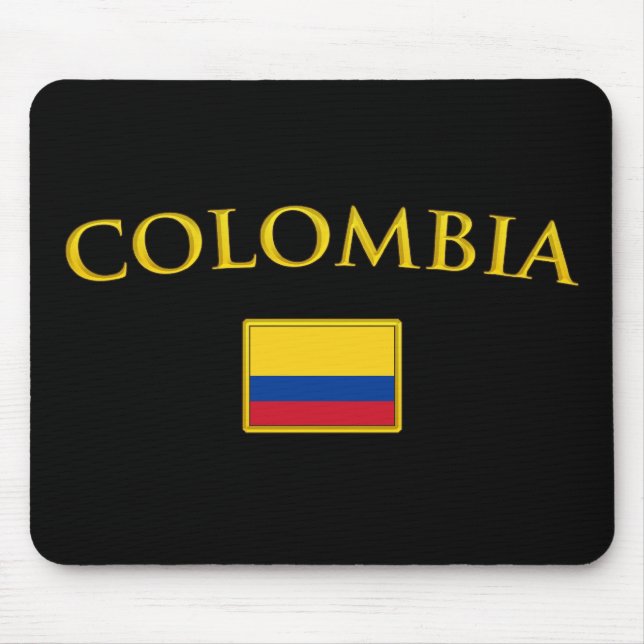 Mousepad Colômbia dourada (Frente)