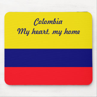 Mousepad Colômbia meu coração meu lar