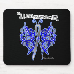 Mousepad Colon Cancer Warrior Celtic Butterfly