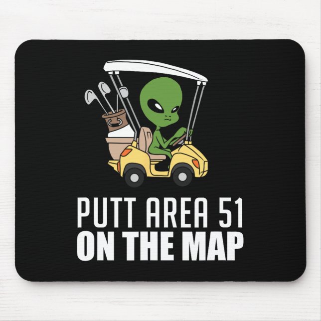 Mousepad Coloque a Área Cinquenta e Um 51 No Mapa Jogador d (Frente)