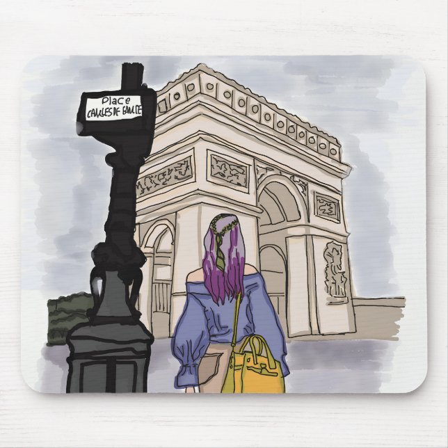 Mousepad Coloque Charles de Gaulle Paris. (Frente)