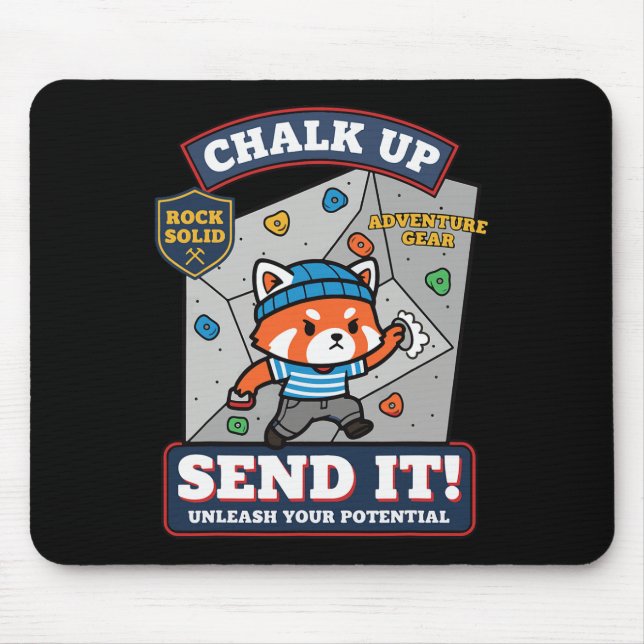 Mousepad Coloque o Giz Envie Isso Libere Seu Potencial Esca (Frente)