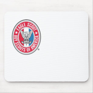 Mousepad Coloque o mouse com a insígnia Eagle Scout