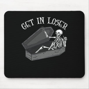 Mousepad Coloque-Se Em Esqueleto Perdido Em Homens Divertid