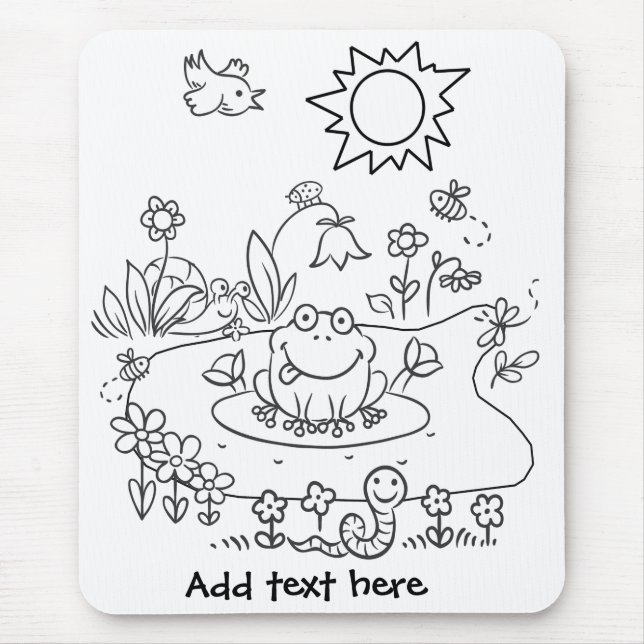Mousepad Color Me Pond Life DIZ (Frente)