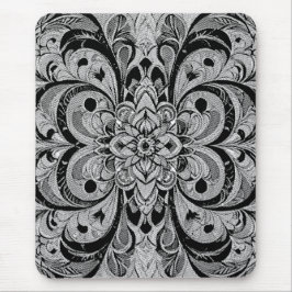 Mousepad Color Symphony Mandala – Bold Psychedelic Floral