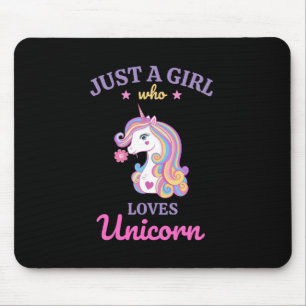 Mousepad Coloração mágica do Unicórnio do Arco-Íris do Kawa