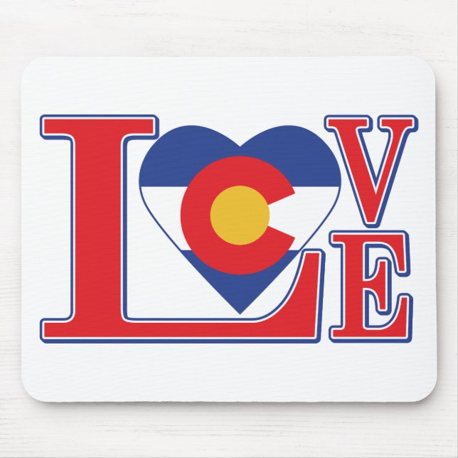Mousepad Colorado Love Heart (Frente)