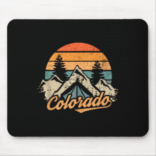 Mousepad Colorado - Montanhas da Natureza Vintage Retro Cam