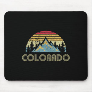 Mousepad Colorado - Montanhas da Natureza Vintage Retro Cam