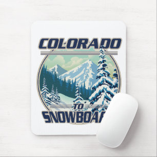 Mousepad Colorado Para Esquiar na Neve