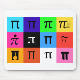 Mousepad colorblock feliz pi dia