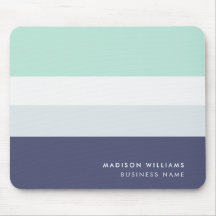 Colorblock Horizontal Stripe Monograma Mous