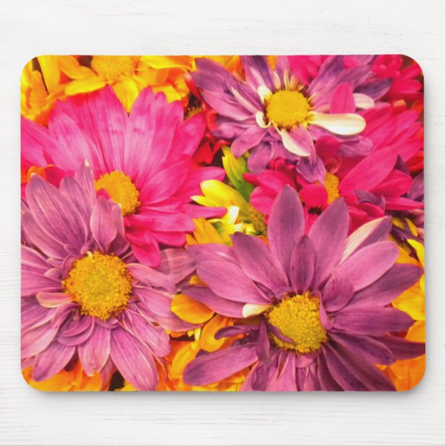 Mousepad Colorful Daisies (Frente)