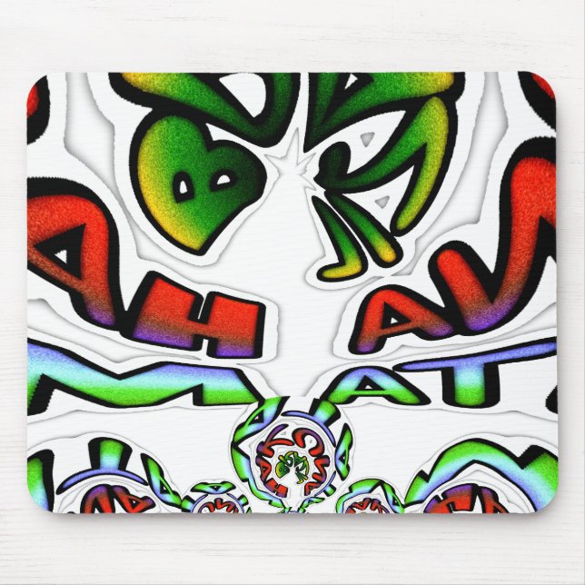 Mousepad Colorida Hakuna Matata Grafite Art (Frente)