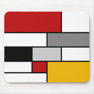 Mousepad Colorida inspiração Mondrian