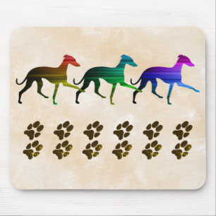 Mousepad Colorida italiana Greyhounds