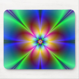 Mousepad Colorida Neon Daisy
