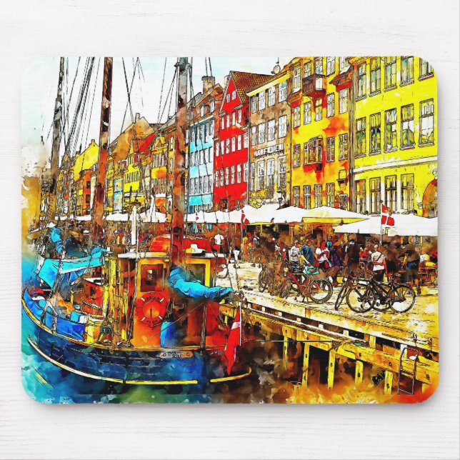 Mousepad Colorida Quayside (Frente)