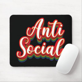 Mousepad Colorido Anti-Social